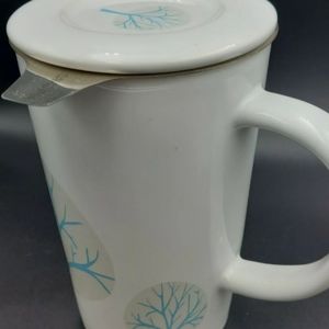 David's Tea The Perfect Tea Winter Trees Retired W/Lid & Infuser